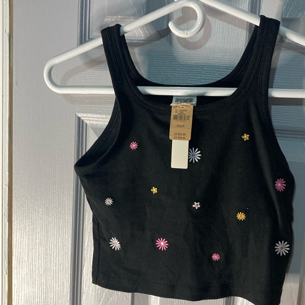 New pink tank top